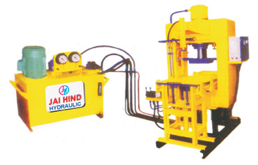 Vibrator With Pressure Paver Block Machine