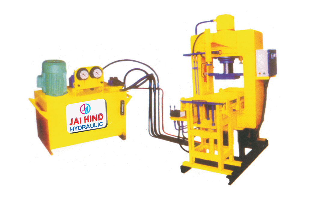 Vibrator With Pressure Paver Block Machine